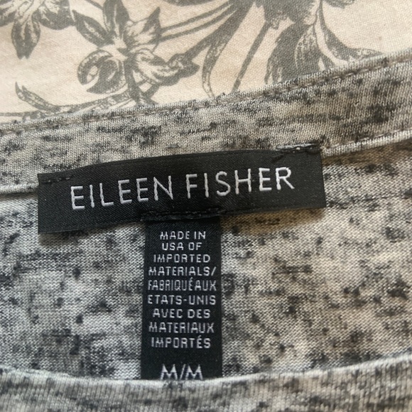 Eileen Fisher Lyocell silk box cut top - Picture 4 of 6